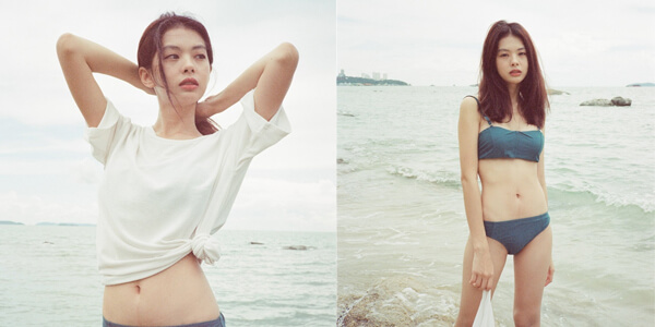 ดูรูปโป๊ สาวนมโตถ่าบแบบชุดว่ายน้ำ สาวโชว์เสียว นมใหญ่ หีใหญ่