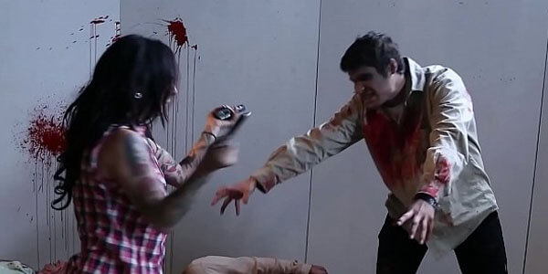 หนังโป๊ฝรั่ง ซอมบี้เย็ดหีสาวรุมสวิงกิ้งเสียวสุดๆ Fucking Zombie