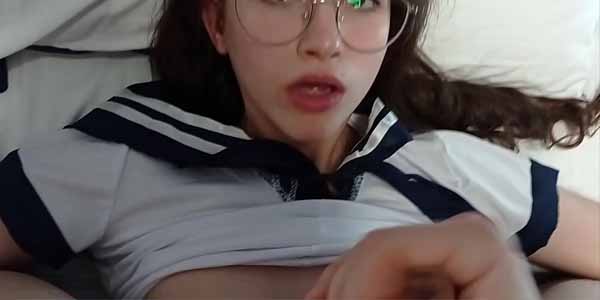 คลิปวีดีโอโป๊ Cosplay Blowjob Fuck ฝรั่งคอสเพลย์เย็ดกันกับผัว