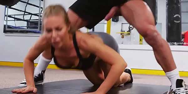 หนังโป๊สาวฝรั่ง Gym pussy workout โดนนักกล้ามเย็ดหีคายิม