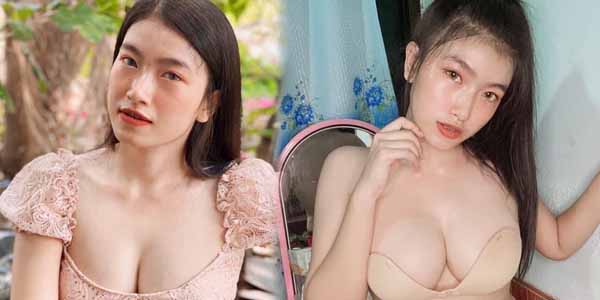 ภาพโป๊ทางบ้าน นมหรือแตงโมใหญ่น่าล่อจัด น่ารักมากโชว์หุ่นหาผัว