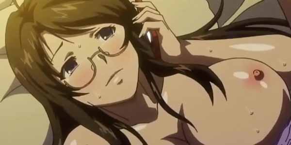 หนังการ์ตูนโป๊ดูฟรี สาวแว่นเงี่ยนเยสไปคุยไป Huge Breast Family