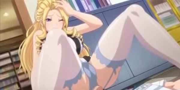 การ์ตูนเอ็ก สาวผมทองร่อนเสียว Hentai teen sexy anime