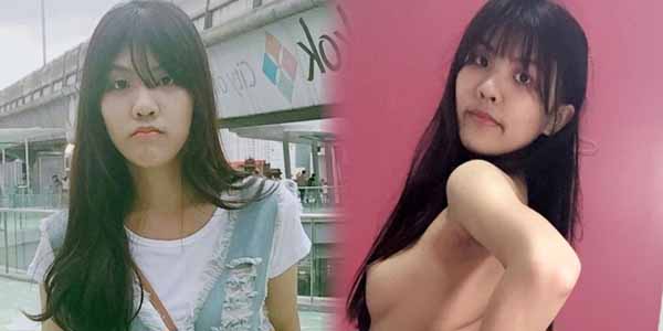 ภาพหลุดจากทางบ้าน น้องนัทนั่งเกี่ยวหีโชว์กล้อง หุ่นสวยหีชมพู