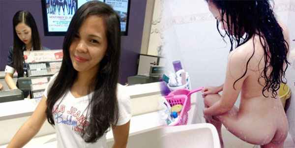 รูปโป้ทางบ้าน สาวทางบ้านโชว์ของดีในห้องน้ำ โชว์หี โชว์นม