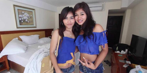 หนังเอ็กซ์ไทย Thai pattaya cock sucking สองสาวบาร์พาเสียว