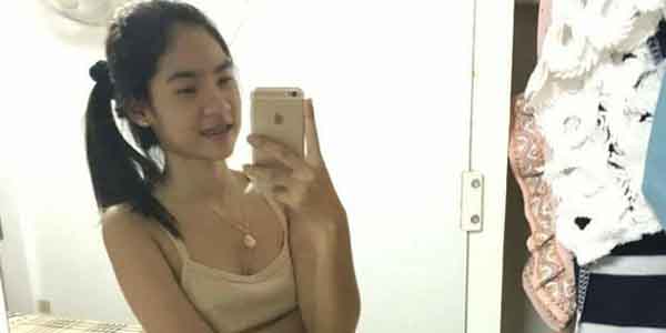 รูปหีสาวทางบ้าน สาวหน้าหมวยหุ่นสวยน่าเย็ด น่ารักอวดหุ่นในหอพัก