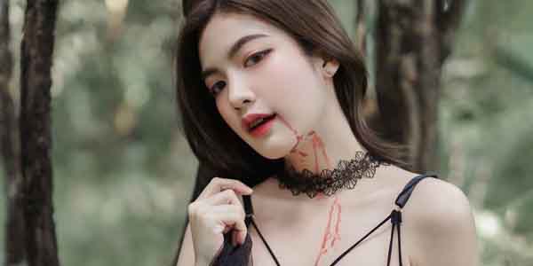 ภาพหลุด น้องชิชาใส่ซีทรูถ่ายโชว์ในป่า คอสเพลย์นางไม้เด็ดๆ