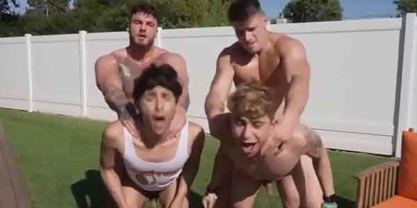 หนัง gaysextube เกย์ล่ำแลกคู่เย็ดเอาท์ดอร์ จัดกันหลายท่าเย็ดจนน้ำแตก