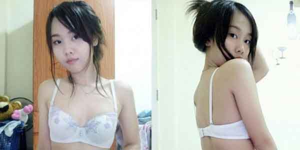 รูปหีสวย สาวหมวยน่ารักหีสวย ใส่ชุดชั้นในสีโชว์เสียวในหอพัก