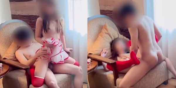 คลิปโป๊ onlyfan โดนผัวเย็ดคาชุดเซ็กซี่ ซอยหีแรงจัดเย็ดบนโซฟาหลายท่า