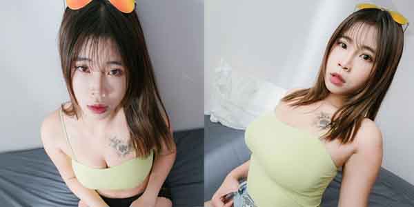 รูปภาพโป์ สาวหมวยน่ารักนมใหญ่ อวดหุ่นสวยหัวนมชมพูแข็งน่าดูดมาก
