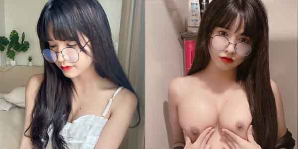 รูปหีสาว น้องปันปันสาวแว่นนมโต อวดหุ่นสวยตัวเล็กผิวขาวใส่ชุดเซ็กซี่มาก