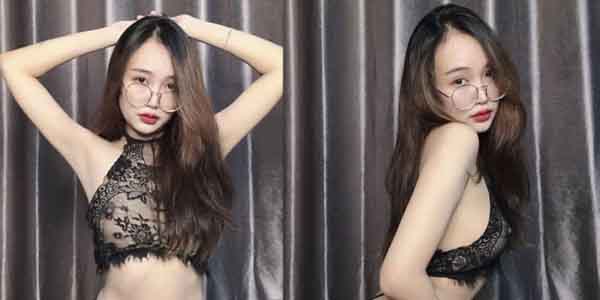 รูปโป้พม่า สาวแว่นไทยหน้าสวยหุ่นเซ็กซี่ ถอดชุดชั้นในเซ็กซี่เห็นหีสวยเนียน