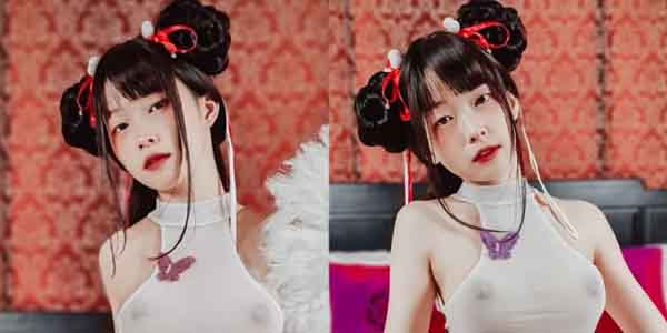 รูปหีสาว น้องคิมมี่สาวหมวยเซ็กซี่ น่ารักหุ่นสวยผิวขาวใสโชว์ชุดจีนน่าเย็ด