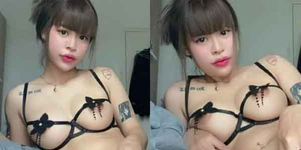 รูปโป้สาว น้องโบมิเอะนมตั้งหีชมพู ใส่ชุดชั้นในเซ็กซี่ยกขาเห็นกลีบหีชัด ๆ